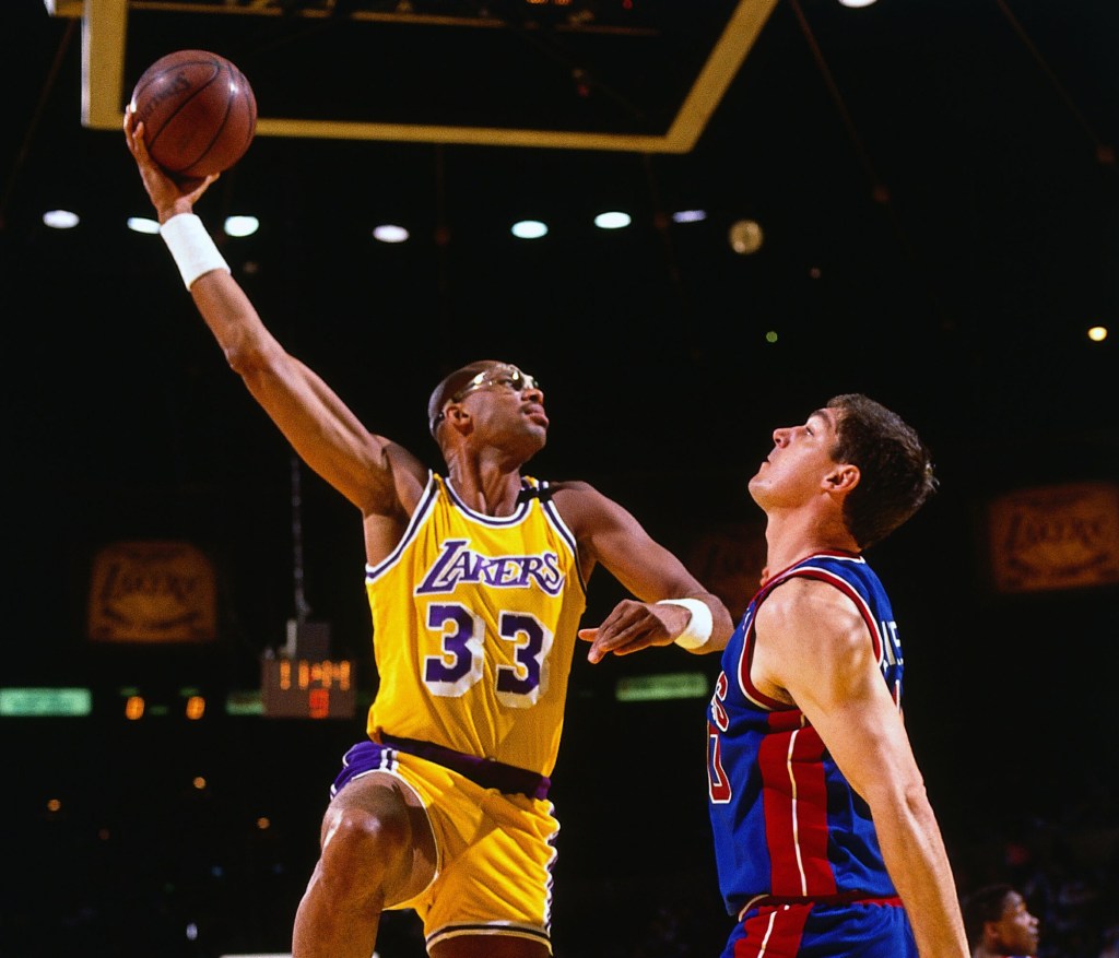 Kareem Abdul-Jabbar Action Portrait