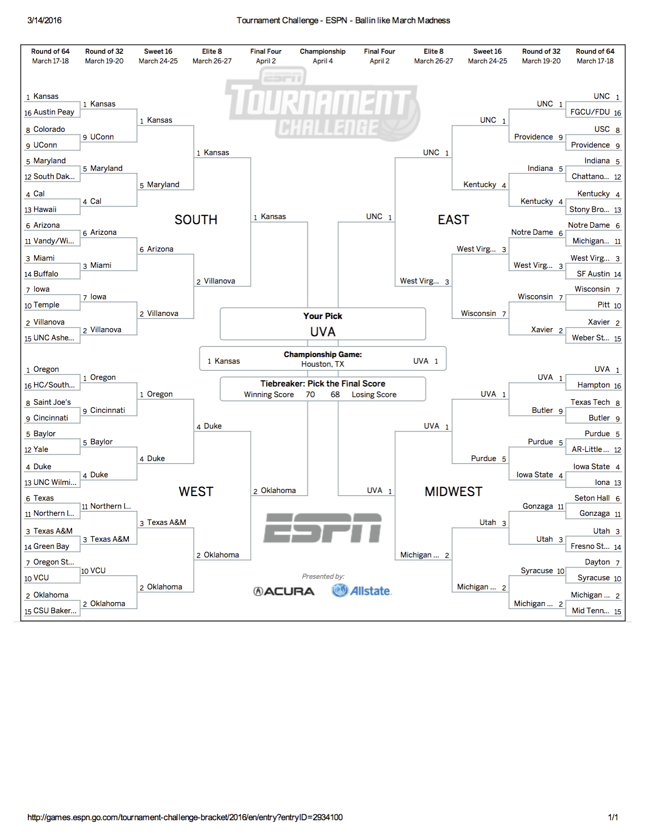 Ryan Hathaway Bracket