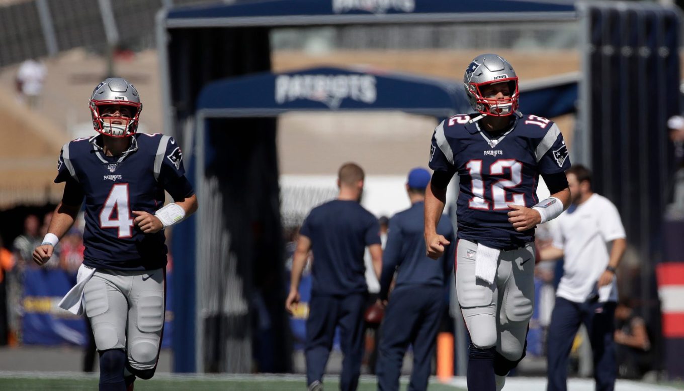 Jarrett Stidham, Tom Brady
