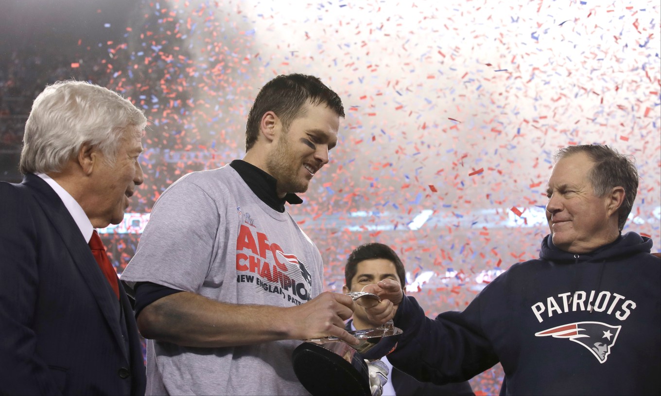 Robert Kraft, Tom Brady, Bill Belichick