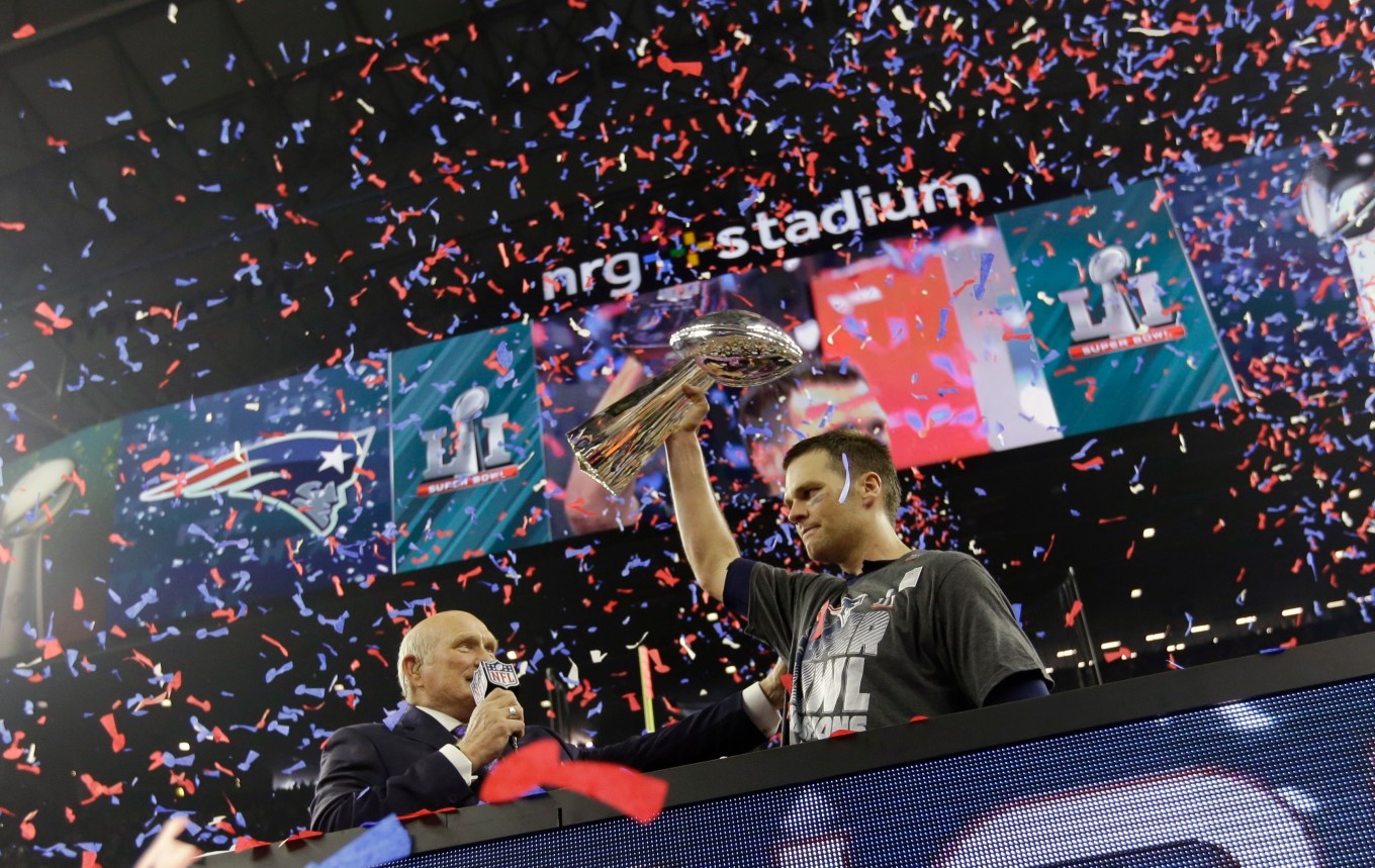 Patriots Falcons Super Bowl Football